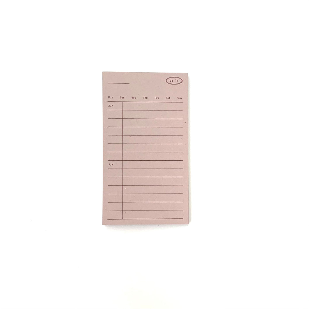 Daily Memo Pad