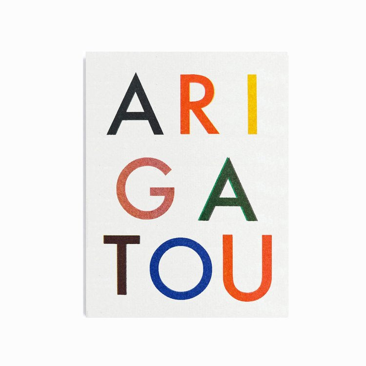 Arigatou Mini Card